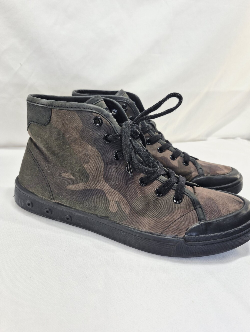 Rag And Bone RB1 Standard Issue Canvas Camo High Top Sneakers US 11M/44